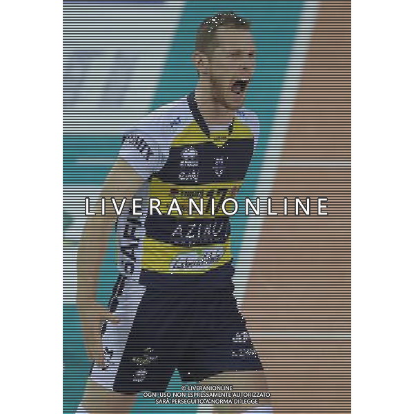 Regular Season SuperLega UnipolSai di Volley 2017/2018 5a Giornata di Ritorno Modena - 14.01.2018 Azimut Modena-Calzedonna Verona Nella Foto:Urnaut Tine esulta /Ph.Vitez-Ag. Aldo Liverani