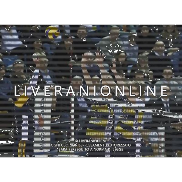 Regular Season SuperLega UnipolSai di Volley 2017/2018 5a Giornata di Ritorno Modena - 14.01.2018 Azimut Modena-Calzedonna Verona Nella Foto:Manavinezhad Mohammadjavad - Holt Maxwell - Mossa de Rezende Bruno /Ph.Vitez-Ag. Aldo Liverani
