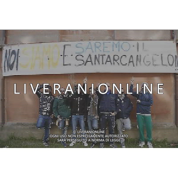 Ivan Nestrovic nuovo Proprietario del Santarcangelo Calcio 15/01/2018 nella foto: protesta dei tifosi Santarcangelo per le voci sulla fusione con il rimini Â©Claudio Zamagni/Agenzia Aldo Liverani / AGENZIA ALDO LIVERANI SAS 