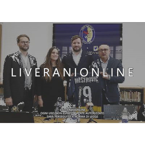 Ivan Nestrovic nuovo Proprietario del Santarcangelo Calcio 15/01/2018 nella foto: vlado borozan ivan mestrovic sindaco alice parma roberto brolli Â©Claudio Zamagni/Agenzia Aldo Liverani / AGENZIA ALDO LIVERANI SAS 