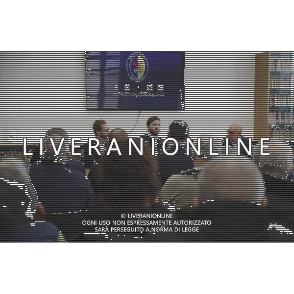 Ivan Nestrovic nuovo Proprietario del Santarcangelo Calcio 15/01/2018 nella foto: vlado borozan ivan mestrovic roberto brolli Â©Claudio Zamagni/Agenzia Aldo Liverani / AGENZIA ALDO LIVERANI SAS 