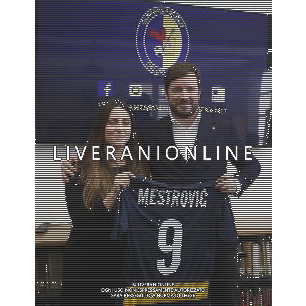 Ivan Nestrovic nuovo Proprietario del Santarcangelo Calcio 15/01/2018 nella foto: ivan mestrovic sindaco alice parma Â©Claudio Zamagni/Agenzia Aldo Liverani / AGENZIA ALDO LIVERANI SAS 