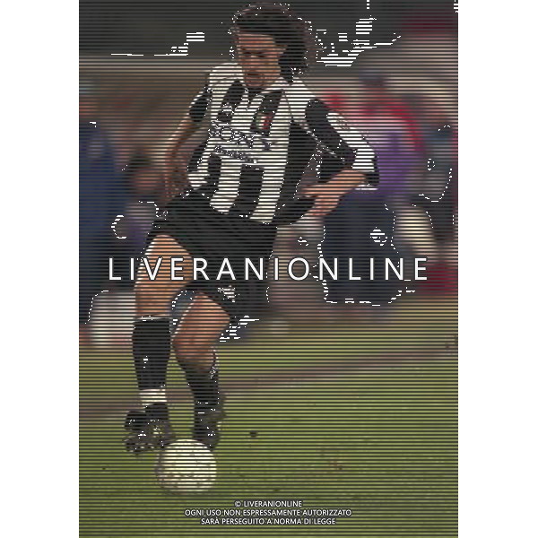 20-01-1998 TORINO COPPA ITALIA JUVENTUS FIORENTINA 0-0 NELLA FOTO MORENO TORRICELLI AG ALDO LIVERANI SAS
