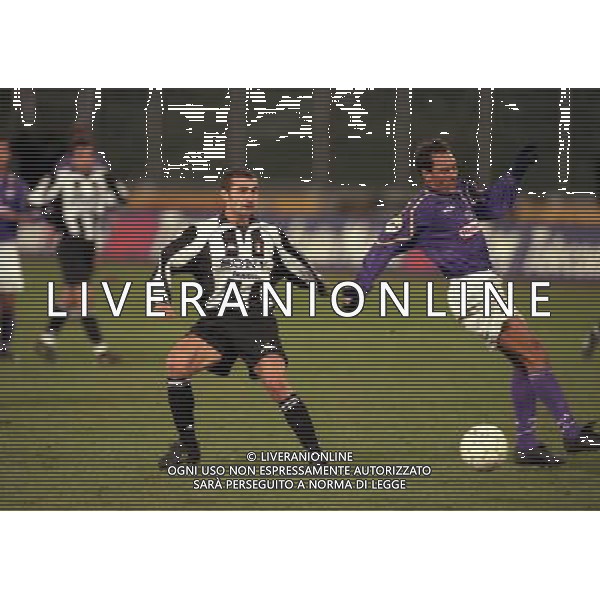 20-01-1998 TORINO COPPA ITALIA JUVENTUS FIORENTINA 0-0 NELLA FOTO EDMUNDO AG ALDO LIVERANI SAS