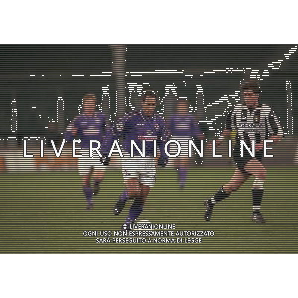 20-01-1998 TORINO COPPA ITALIA JUVENTUS FIORENTINA 0-0 NELLA FOTO EDMUNDO AG ALDO LIVERANI SAS