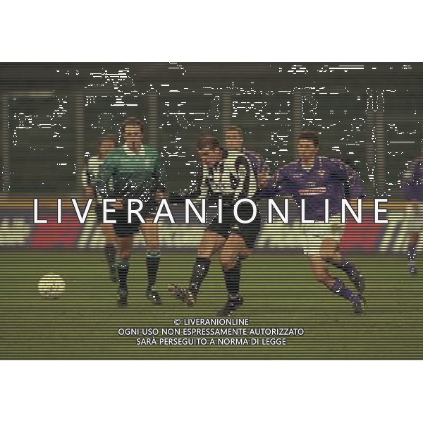 20-01-1998 TORINO COPPA ITALIA JUVENTUS FIORENTINA 0-0 NELLA FOTO ZINEDINE ZIDANE AG ALDO LIVERANI SAS