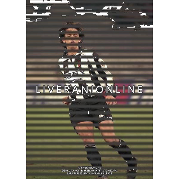 20-01-1998 TORINO COPPA ITALIA JUVENTUS FIORENTINA 0-0 NELLA FOTO FILIPPO INZAGHI AG ALDO LIVERANI SAS