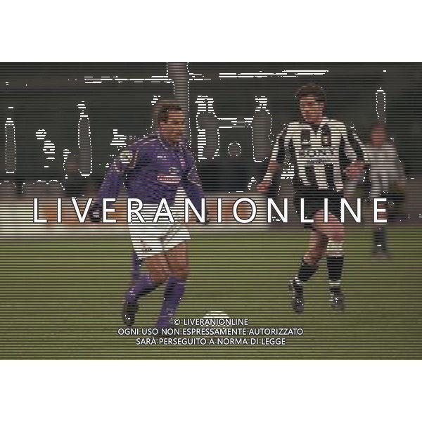 20-01-1998 TORINO COPPA ITALIA JUVENTUS FIORENTINA 0-0 NELLA FOTO EDMUNDO AG ALDO LIVERANI SAS