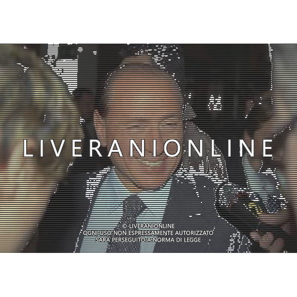 22-12-1998 MILANO FESTA NATALIZIA MILAN CALCIO NEL RISTORANTE DA GIANNINO NELLA FOTO SILVIO BERLUSCONI AG ALDO LIVERANI SAS