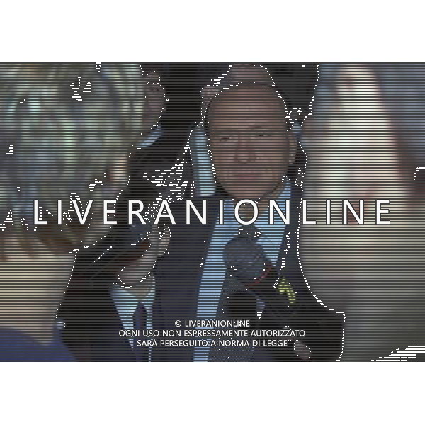 22-12-1998 MILANO FESTA NATALIZIA MILAN CALCIO NEL RISTORANTE DA GIANNINO NELLA FOTO SILVIO BERLUSCONI AG ALDO LIVERANI SAS