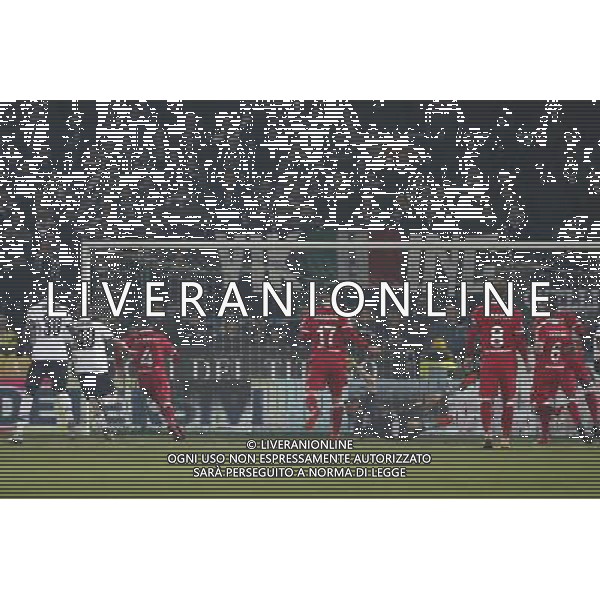 CESENA - BARI serie B ConTe.it 20/01/2017 nella foto: goal LARIBI KARIM Â©Claudio Zamagni/Agenzia Aldo Liverani goal LARIBI KARIM during Serie B conTe.it match between Cesena and Bari at Stadio Orogel Dino Manuzzi on January 20, 2017 in Cesena, Italy. photo credit by Claudio Zamagni/Aldo Liverani Photo Agency 