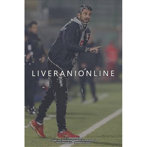 CESENA - BARI serie B ConTe.it 20/01/2017 nella foto: allenatore Fabio Grosso ©Claudio Zamagni/Agenzia Aldo Liverani coach Fabio Grosso during Serie B conTe.it match between Cesena and Bari at Stadio Orogel Dino Manuzzi on January 20, 2017 in Cesena, Italy. photo credit by Claudio Zamagni/Aldo Liverani Photo Agency 