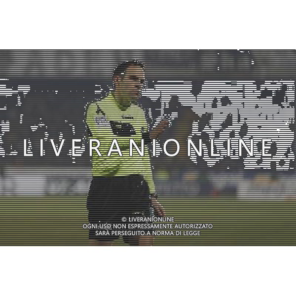 CESENA - BARI serie B ConTe.it 20/01/2017 nella foto: arbitro Valerio Marini ©Claudio Zamagni/Agenzia Aldo Liverani Referee Valerio Marini during Serie B conTe.it match between Cesena and Bari at Stadio Orogel Dino Manuzzi on January 20, 2017 in Cesena, Italy. photo credit by Claudio Zamagni/Aldo Liverani Photo Agency 
