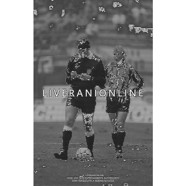 1990-1991 Marcello Nicchi arbitro di calcio italiano - RETROSPETTIVA Â©ARCHIVIO / AGENZIA ALDO LIVERANI SAS 