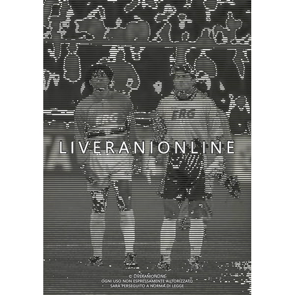 20-04-1994 GENOVA-FINALE DI COPPA ITALIA SAMPDORIA-ANCONA 6-1 NELLA FOTO RUUD GULLIT E GIANLUCA PAGLIUCA AG ALDO LIVERANI SAS