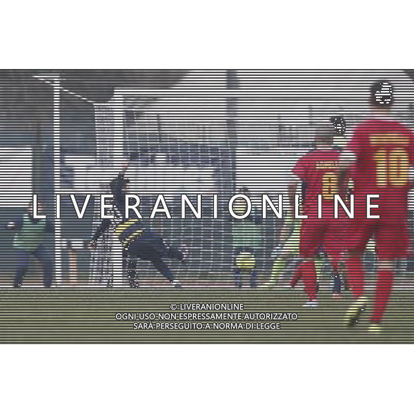 Santarcangelo - Albinoleffe Campionato di calcio serie C girone B 27/01/2018 nella foto: gol Spoljaric Josip ©Claudio Zamagni/Agenzia Aldo Liverani / AGENZIA ALDO LIVERANI SAS