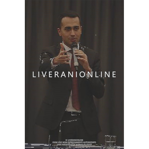Rimini - Rally per l\'Italia tour del candidato premier Luigi Di Maio 27/01/2018 nella foto: Luigi Di Maio FOTO Claudio Zamagni/Agenzia Aldo Liverani 