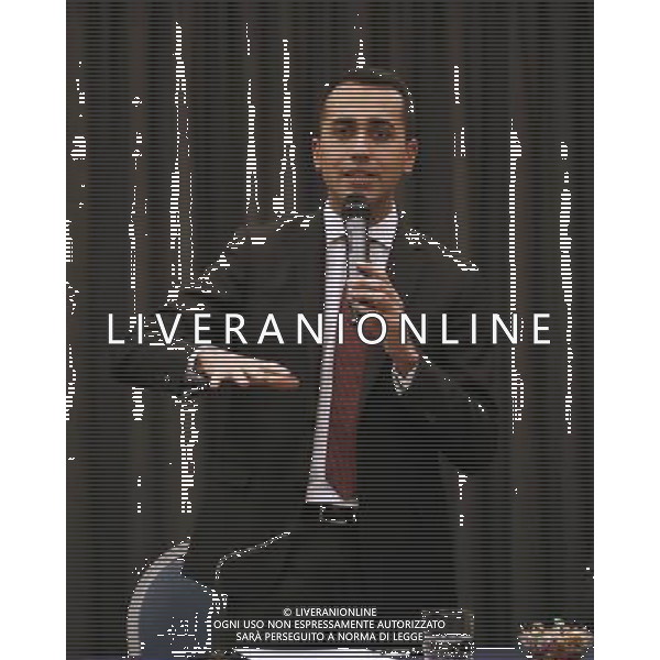 Rimini - Rally per l\'Italia tour del candidato premier Luigi Di Maio 27/01/2018 nella foto: Luigi Di Maio ©Claudio Zamagni/Agenzia Aldo Liverani 
