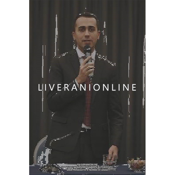 Rimini - Rally per l\'Italia tour del candidato premier Luigi Di Maio 27/01/2018 nella foto: Luigi Di Maio ©Claudio Zamagni/Agenzia Aldo Liverani 