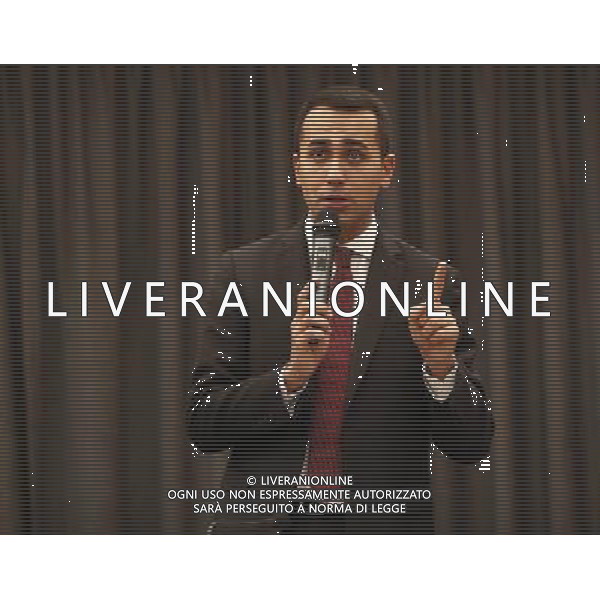 Rimini - Rally per l\'Italia tour del candidato premier Luigi Di Maio 27/01/2018 nella foto: Luigi Di Maio ©Claudio Zamagni/Agenzia Aldo Liverani 