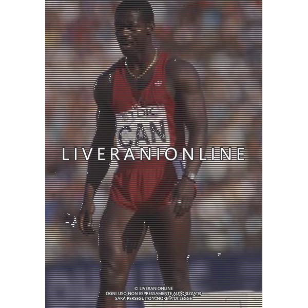 RETROSPETTIVA BEN JOHNSON ATLETICA NELLA FOTO BEN JOHNSON AG ALDO LIVERANI SAS