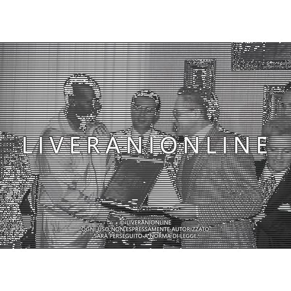 1987 RETROSPETTIVA BEN JOHNSON ATLETICA NELLA FOTO BEN JOHNSON CON LUCIA ROSSI AG ALDO LIVERANI SAS