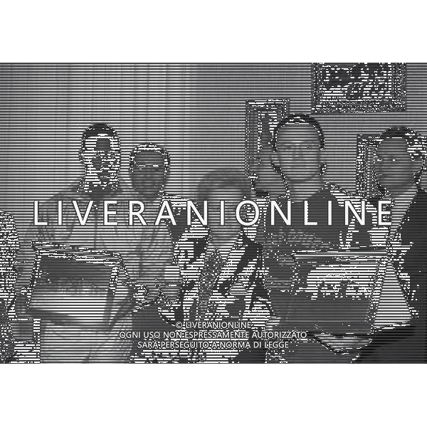 1987 RETROSPETTIVA BEN JOHNSON ATLETICA NELLA FOTO BEN JOHNSON CON LUCIA ROSSI AG ALDO LIVERANI SAS