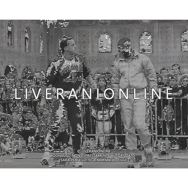 1987 RETROSPETTIVA BEN JOHNSON ATLETICA NELLA FOTO BEN JOHNSON CON PIERFRANCESCO PAVONI AG ALDO LIVERANI SAS