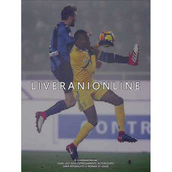 Coppa Italia TIM Cup 2017/2018 Semifinale Andata Bergamo - 30.01.2018 Atalanta-Juventus Nella Foto: Blaise Matuidi e Bryan Cristante /Ph.Vitez-Ag. Aldo Liverani