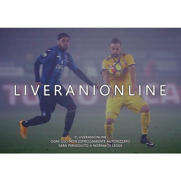 Coppa Italia TIM Cup 2017/2018 Semifinale Andata Bergamo - 30.01.2018 Atalanta-Juventus Nella Foto: gonzalo higuain e jose\' luis palomino /Ph.Vitez-Ag. Aldo Liverani