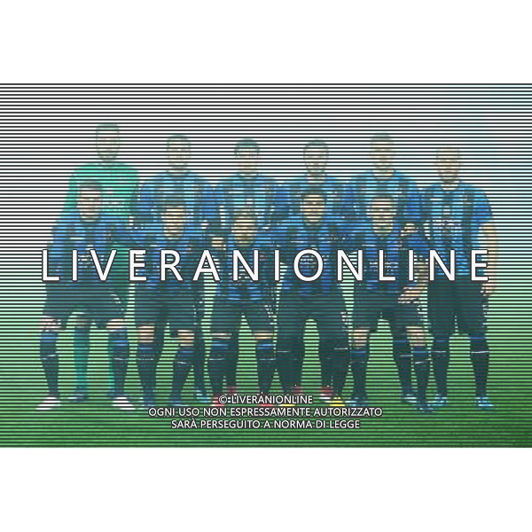 Coppa Italia TIM Cup 2017/2018 Semifinale Andata Bergamo - 30.01.2018 Atalanta-Juventus Nella Foto:Atalanta Squadra Formazione Berisha,Toloi,Masiello,Palomino,Hateboer,De Roon,Freuler,Castagne,Cristante,Cornelius,Gomez /Ph.Vitez-Ag. Aldo Liverani