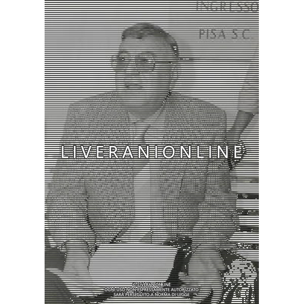 RETROSPETTIVA ROMEO ANCONETANI PRESIDENTE PISA CALCIO NELLA FOTO ROMEO ANCONETANI PRESIDENTE PISA CALCIO AG ALDO LIVERANI SAS