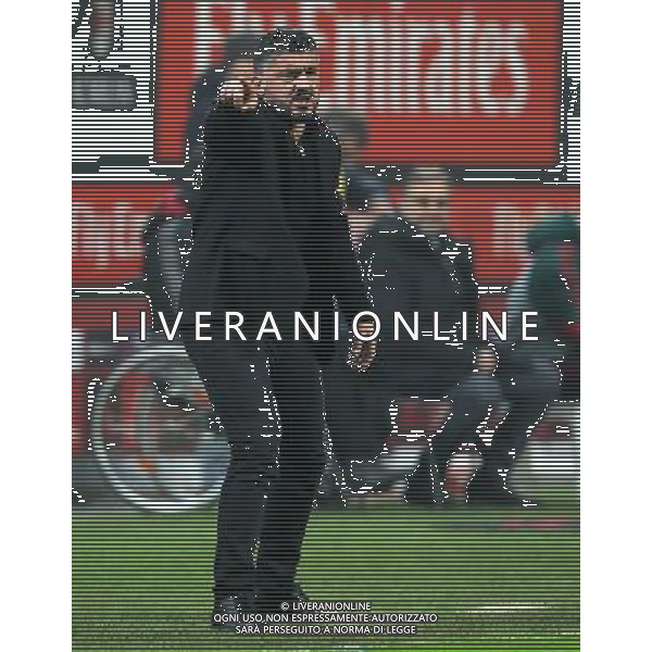 Coppa Italia TIM Cup 2017/2018 Semifinale Andata Milano - 31.01.2018 Milan-Lazio Nella Foto: gattuso gennaro /Ph.Vitez-Ag. Aldo Liverani