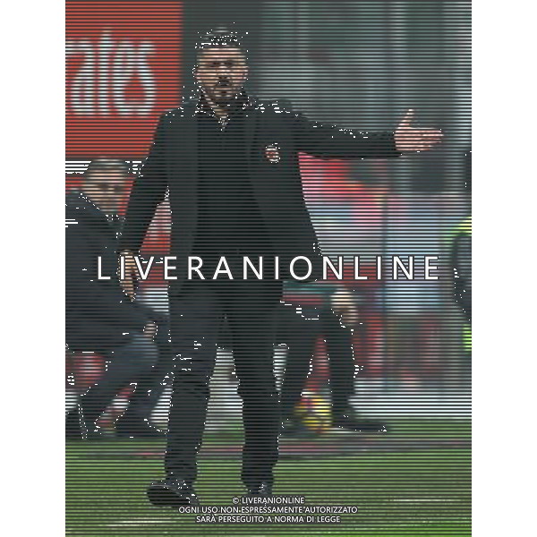 Coppa Italia TIM Cup 2017/2018 Semifinale Andata Milano - 31.01.2018 Milan-Lazio Nella Foto: gattuso gennaro /Ph.Vitez-Ag. Aldo Liverani