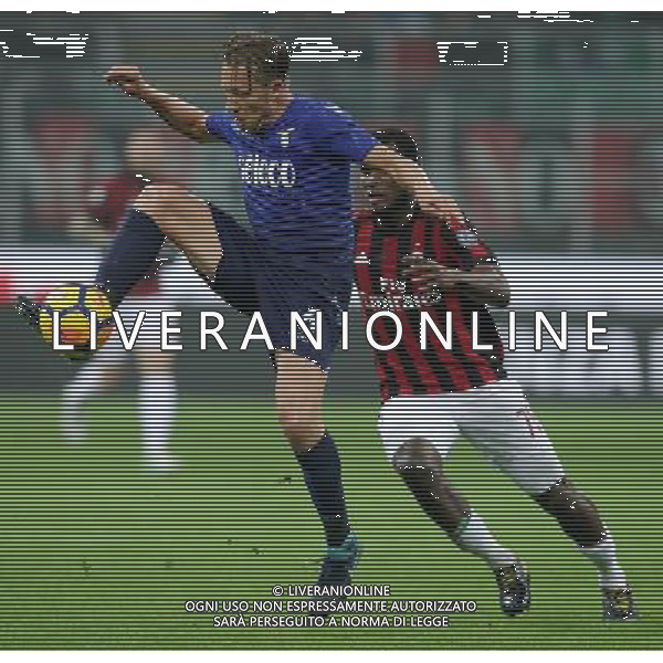 Coppa Italia TIM Cup 2017/2018 Semifinale Andata Milano - 31.01.2018 Milan-Lazio Nella Foto:lucas leiva e franck kessie\' /Ph.Vitez-Ag. Aldo Liverani