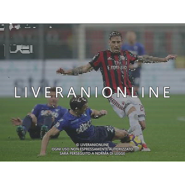 Coppa Italia TIM Cup 2017/2018 Semifinale Andata Milano - 31.01.2018 Milan-Lazio Nella Foto: lucas biglia e Stefan Radu /Ph.Vitez-Ag. Aldo Liverani