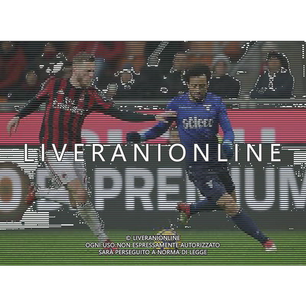Coppa Italia TIM Cup 2017/2018 Semifinale Andata Milano - 31.01.2018 Milan-Lazio Nella Foto: felipe anderson e ignazio abate /Ph.Vitez-Ag. Aldo Liverani