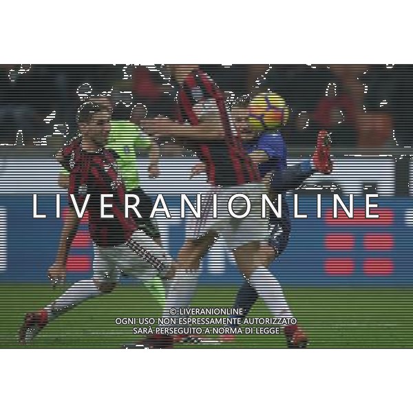 Coppa Italia TIM Cup 2017/2018 Semifinale Andata Milano - 31.01.2018 Milan-Lazio Nella Foto:occasione di ciro immobile parata da gianluigi donnarumma /Ph.Vitez-Ag. Aldo Liverani