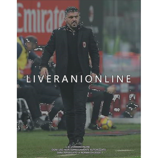 Coppa Italia TIM Cup 2017/2018 Semifinale Andata Milano - 31.01.2018 Milan-Lazio Nella Foto:Gattuso Gennaro /Ph.Vitez-Ag. Aldo Liverani