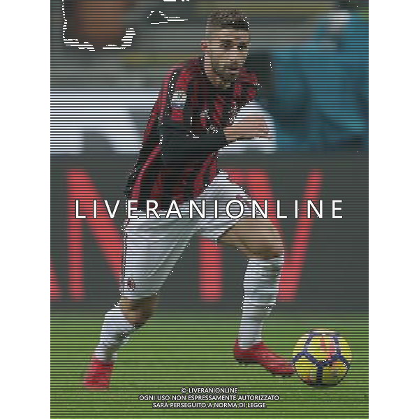 Coppa Italia TIM Cup 2017/2018 Semifinale Andata Milano - 31.01.2018 Milan-Lazio Nella Foto:Borini Fabio /Ph.Vitez-Ag. Aldo Liverani