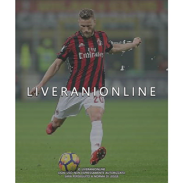 Coppa Italia TIM Cup 2017/2018 Semifinale Andata Milano - 31.01.2018 Milan-Lazio Nella Foto:Abate Ignazio /Ph.Vitez-Ag. Aldo Liverani