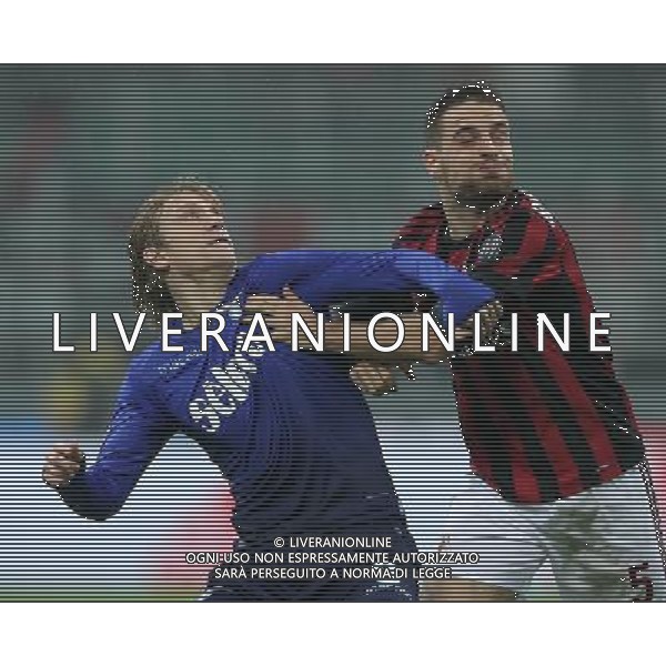 Coppa Italia TIM Cup 2017/2018 Semifinale Andata Milano - 31.01.2018 Milan-Lazio Nella Foto:Basta Dusan - Bonaventura Giacomo /Ph.Vitez-Ag. Aldo Liverani