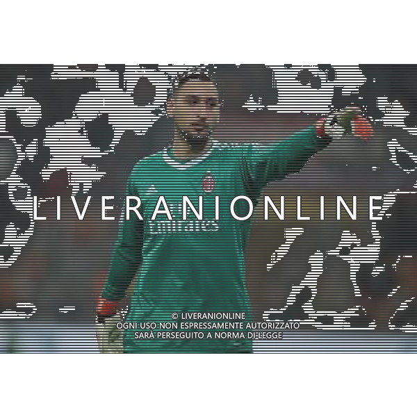Coppa Italia TIM Cup 2017/2018 Semifinale Andata Milano - 31.01.2018 Milan-Lazio Nella Foto:Donnarumma Gianluigi /Ph.Vitez-Ag. Aldo Liverani