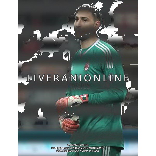 Coppa Italia TIM Cup 2017/2018 Semifinale Andata Milano - 31.01.2018 Milan-Lazio Nella Foto:Donnarumma Gianluigi /Ph.Vitez-Ag. Aldo Liverani