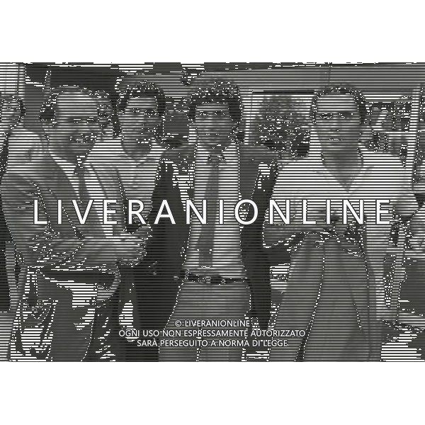 RETROSPETTIV ANGELO MASSIMINO PRESIDENTE CATANIA CALCIO NELLA FOTO ANGELO MASSIMINO PRESIDENTE CATANIA CALCIO CON LUVANOR E GIANNI DI MARZIO AG ALDO LIVERANI SAS