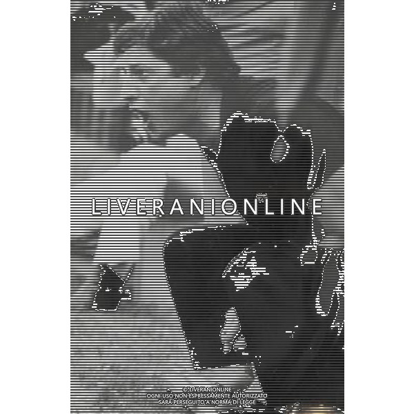 RETROSPETTIVA CESARE BORTOLOTTI PRESIDENTE ATALANTA CALCIO NELLA FOTO CESARE BORTOLOTTI PRESIDENTE ATALANTA RIPRODUZIONE CONCESSA DALLA FAMGLIA AG ALDO LIVERANI SAS
