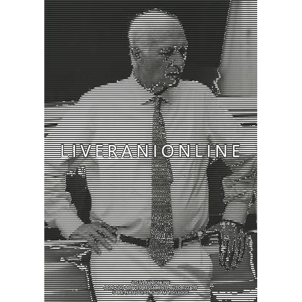 RETROSPETTIVA ACHILLE BORTOLOTTI PRESIDENTE ATALANTA CALCIO NELLA FOTO ACHILLE BORTOLOTTI PRESIDENTE ATALANTA CALCIO AG ALDO LIVERANI SAS 