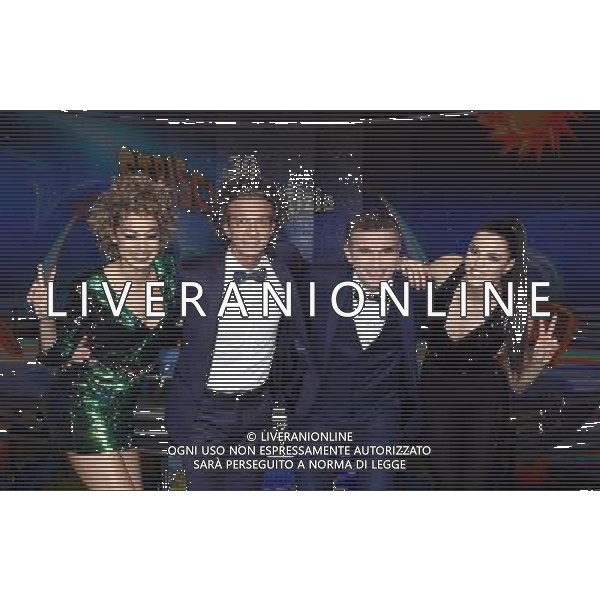 Cologno Monzese ( MI ) 05/02/2018 Mediaset - Photocall Striscia la Notizia Nella foto: Mikaela Neaze Silva, Salvatore Ficarra, Valentino Picone e Shaila Gatta PH Lauro Montagnini AG ALDO LIVERANI SAS