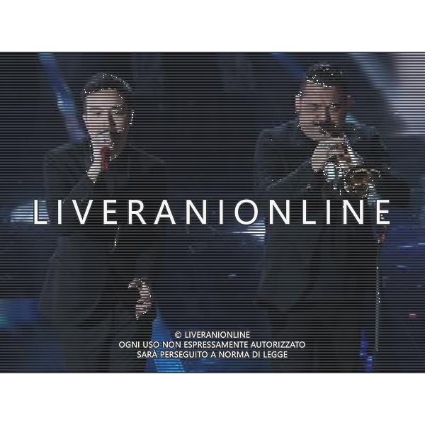 68mo Festival della canzone Italiana Sanremo 2018 Seconda Serata Sanremo (IM) - 07.02.2018 Nella Foto: Diodato e Roy Paci /Ph.Vitez-Ag. Aldo Liverani