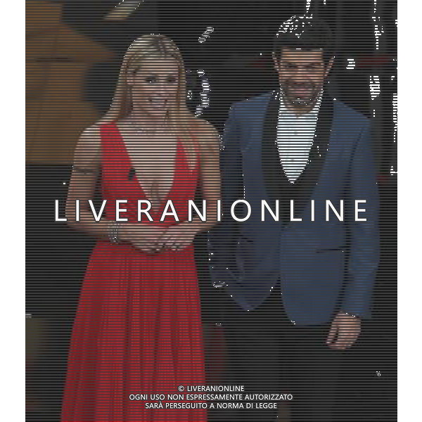 68mo Festival della canzone Italiana Sanremo 2018 Seconda Serata Sanremo (IM) - 07.02.2018 Nella Foto: Michelle Hunziker Pierfrancesco Favino /Ph.Vitez-Ag. Aldo Liverani